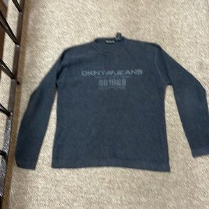 DKNY Mens Gray sweater. Fits like a medium. Never worn.  Label reads large